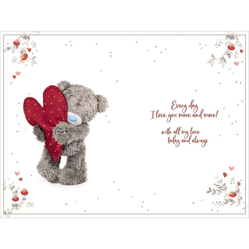 3D Holographic Husband Anniversary Me to You Bear Card Extra Image 1